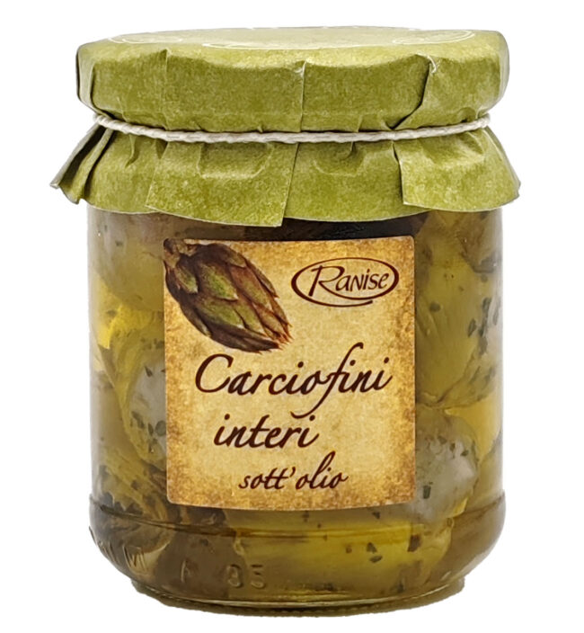 carciofini interi sott'olio