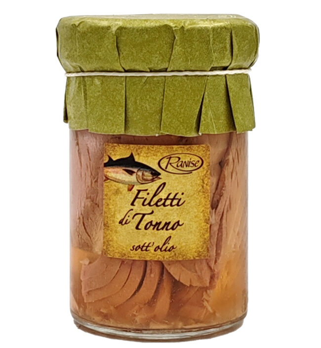 filetti di tonno sott'olio