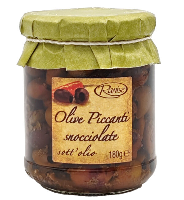 olive piccanti snocciolate senz'olio