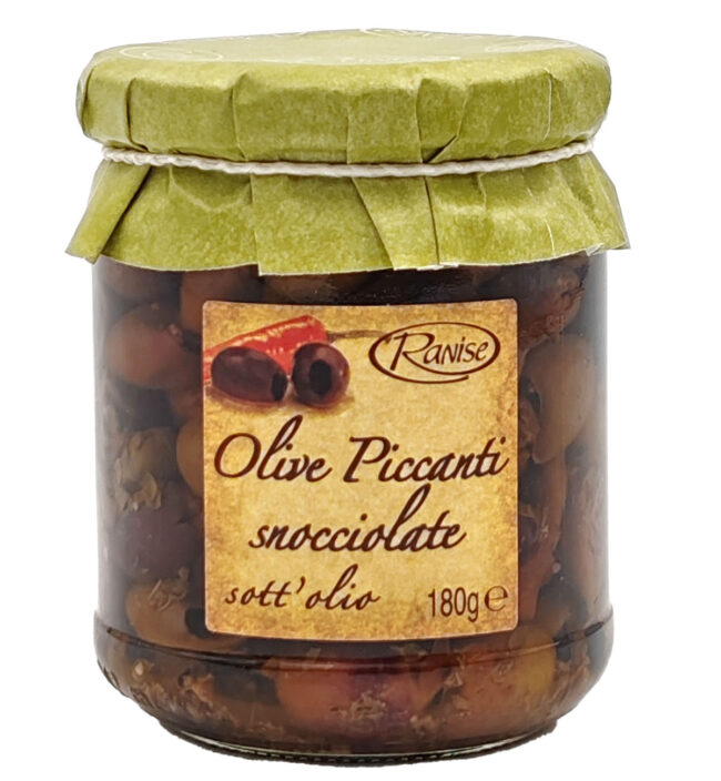 olive piccanti snocciolate senz'olio