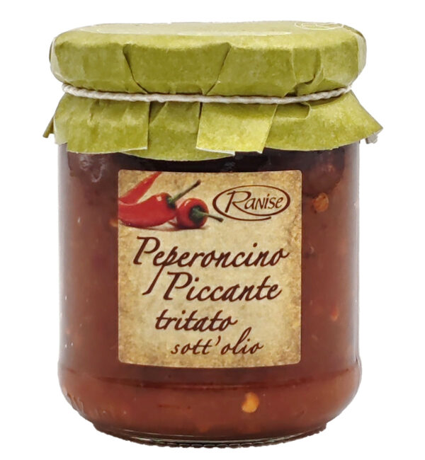 peperoncino piccante tritato sott'olio