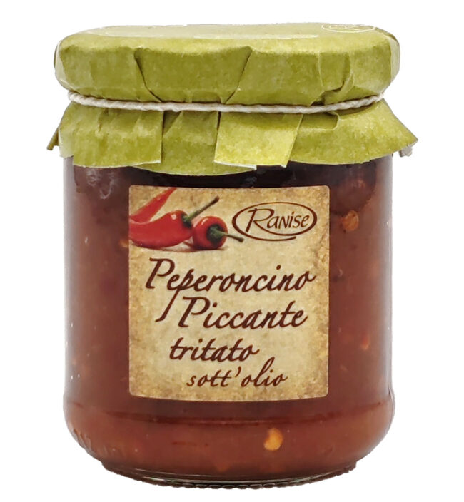 peperoncino piccante tritato sott'olio